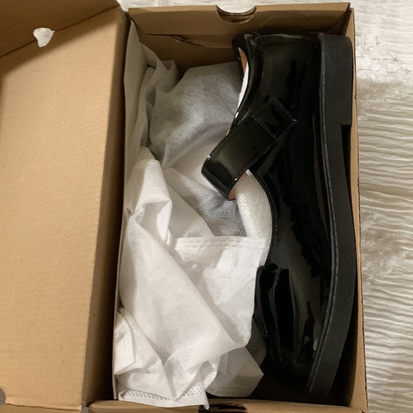 Coutgo Girls Bow Mary Jane Flats Cute Princess Stars Decor Strap. NEW! - Picture 5 of 6